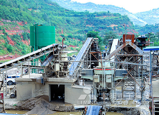 甘肃成县碎石制砂生产线|河卵石制砂生产线|每小时200吨制砂生产线